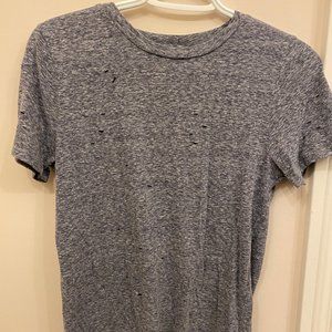 Lulus Grey Distressed Tee
